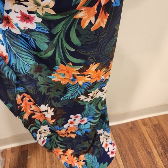 Candie's tropical  romper  with skirt size M - Picture 7 of 16